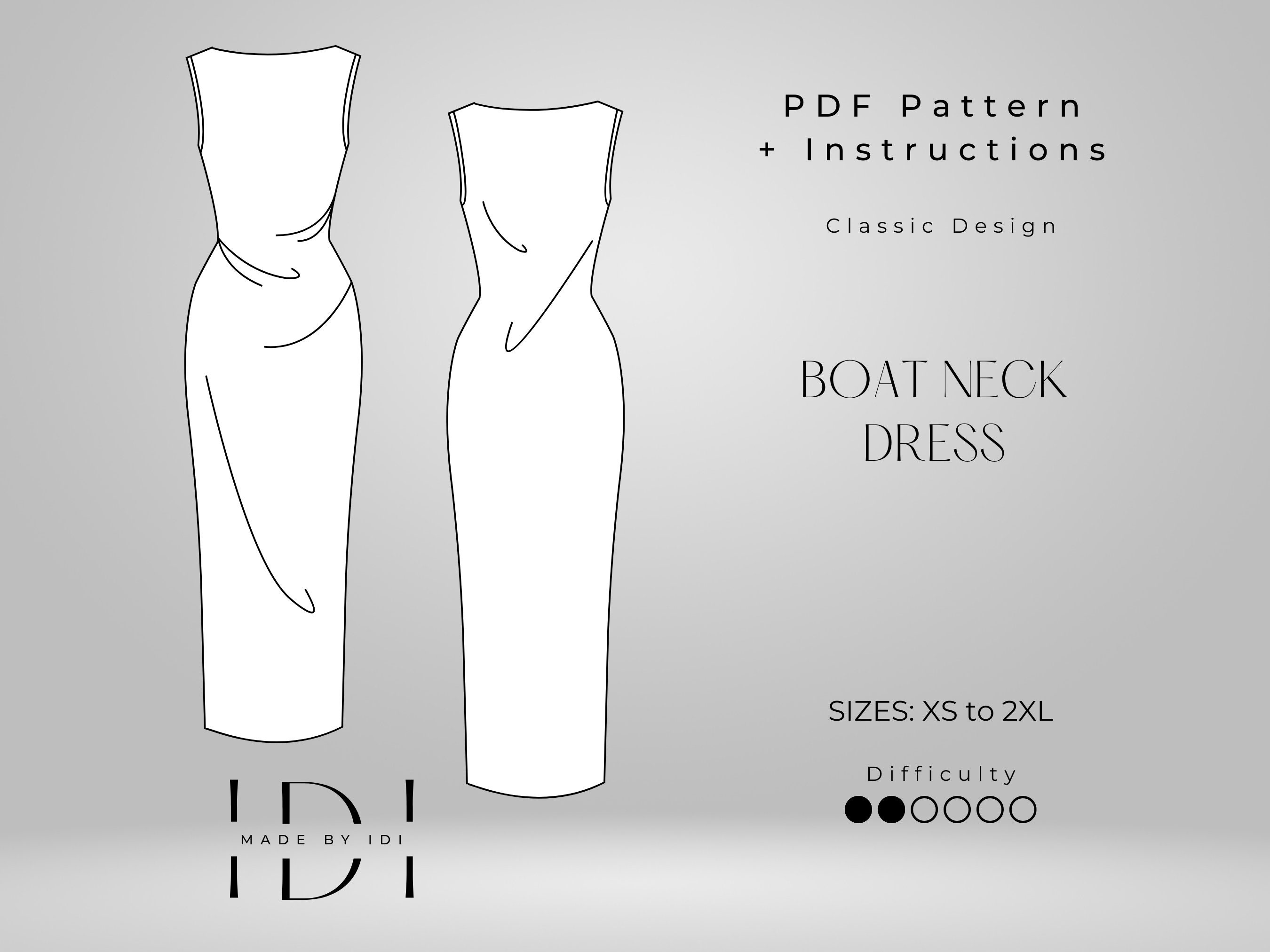 Dress Pattern, Sizes 10-18, PDF, Sewing Patterns for Women, Shift Dress  Pattern daphnie is the Most Versatile Dress Pattern for All Seasons 