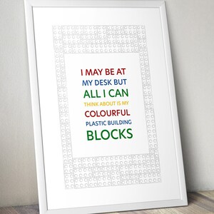 I may be at my desk, Digital download, A4 Print, Poster