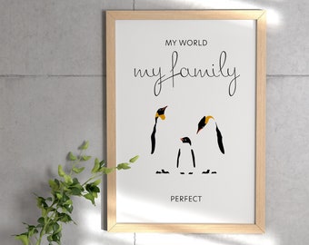 My world my family - Digital download / print at home