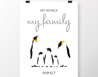 My world my family - Digital download / print at home