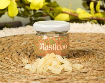 Gomme de mastic, mastic organique, Mastiha, gomme à mâcher naturelle, Pistacia Lentiscus, résines séchées, résines naturelles