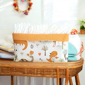 Double-sided storage baskets - Baby room organization - Diaper baskets - Baby room decoration - Waterproof baskets