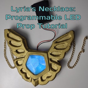 Granblue Fantasy Lyria LED Light Up Cosplay Necklace Tutorial