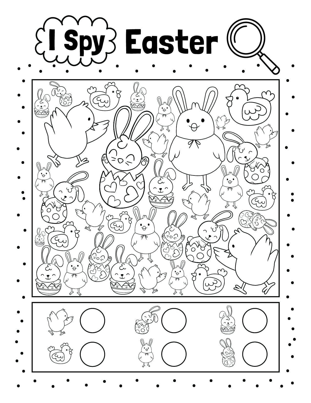 I Spy Easter Printable Activity: Seek and Find Game for Kids (PDF ...