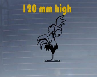 Confused Chicken Sticker. Car Vinyl Decal. Durable, Scratchproof, Water Resistant