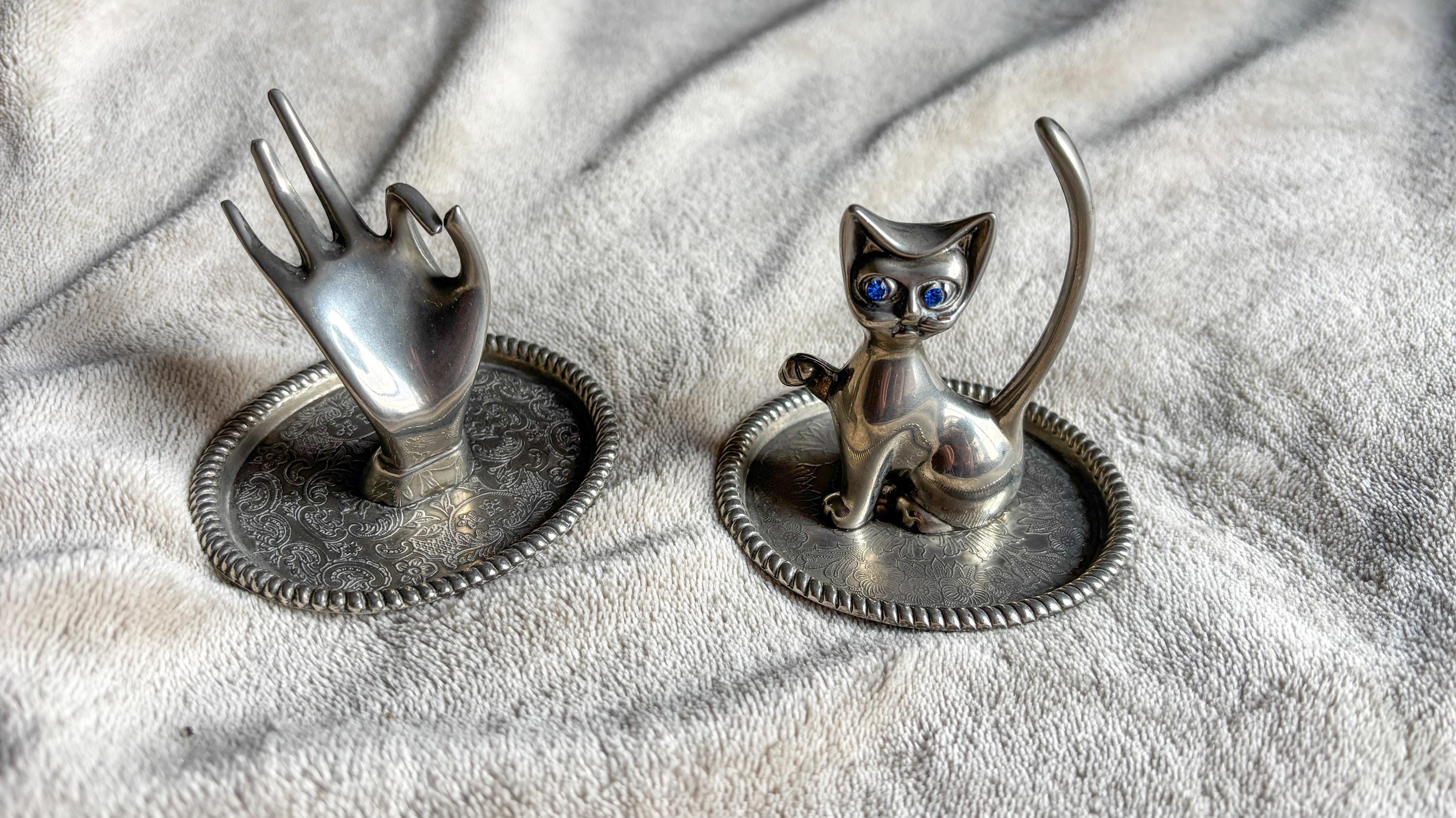 Présentoir à Bijoux Ancien Des Années 1950 - Velours Et Cuir, à Suspendre - Occasion Vintage