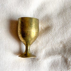 Choose 1 of 6 vintage different brass glass-shaped candleholders Minimalistic Italian candlesticks Vintage home décor Candlestick holders