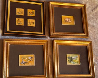 ✨イタリア ミラノで購入 クロモリトグラフ アンティーク23金 金箔画✨ 23kt 金箔画 クロモリトグラフ - メルカリ