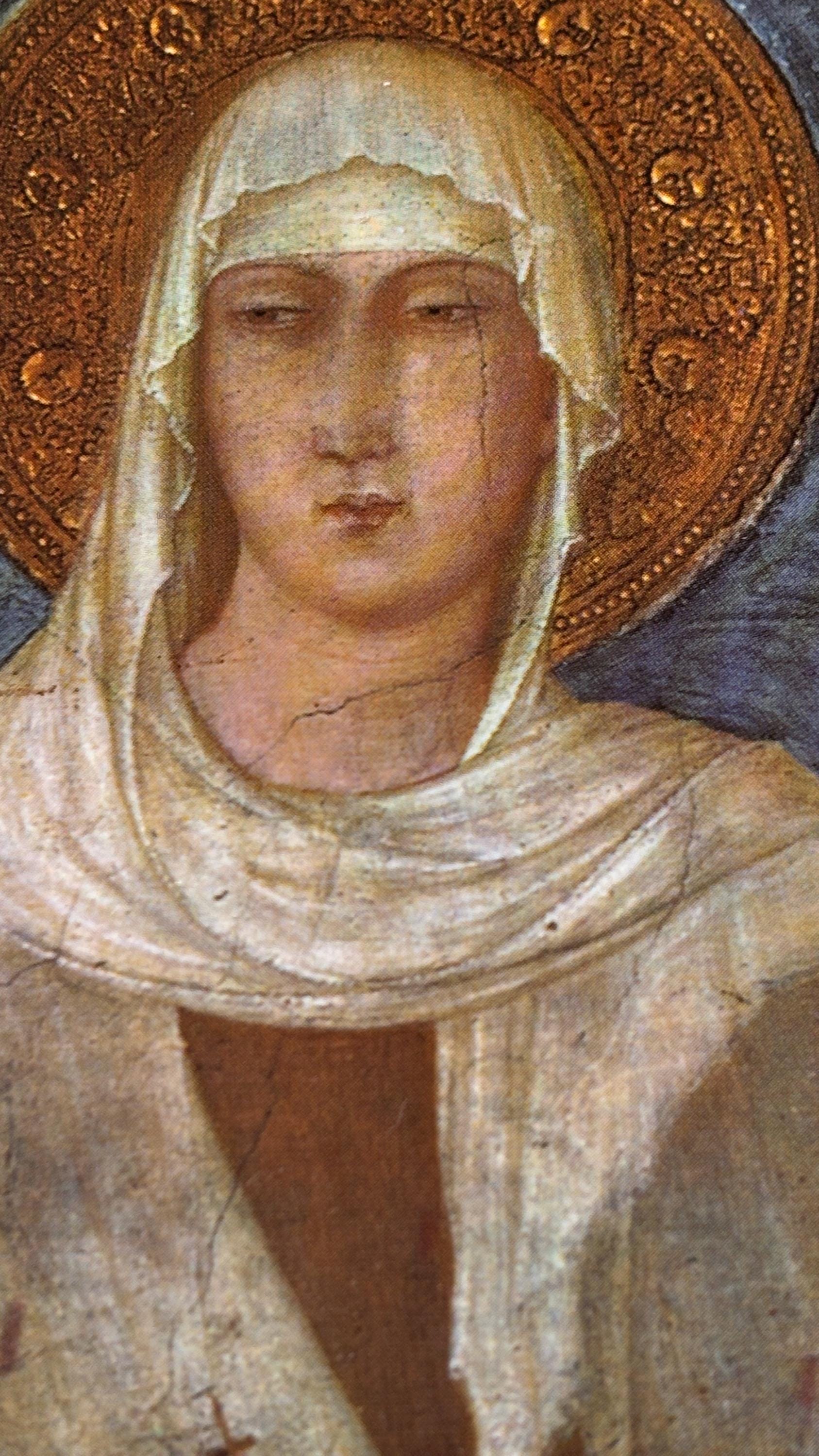 Vintage Florentine Religious Sacred Art of Saint Clare of Assisi on ...