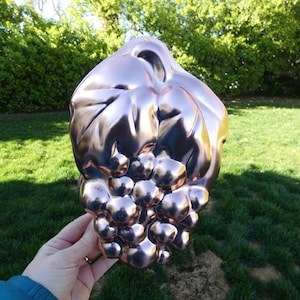 Copper Tone Grape Cake Mold Bundt Pan