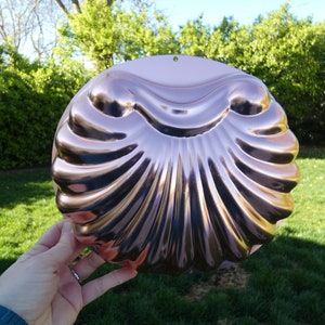 Copper Tone Shell Cake Mold Bundt Pan