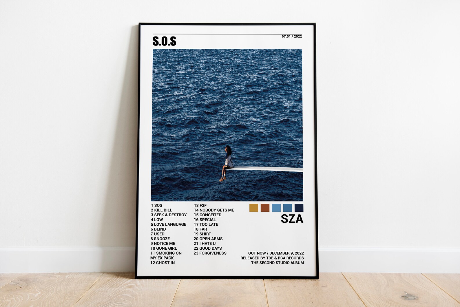 SZA Poster SOS Poster SZA Tracklist Album Cover Poster - Etsy