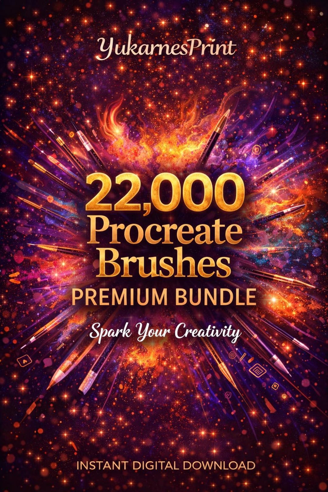 22,000 Procreate Brushes Premium Bundle ,ultimate Digital Art Brush ...