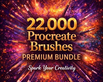 22,000 Procreate Brushes Premium Bundle ,ultimate Digital Art Brush ...