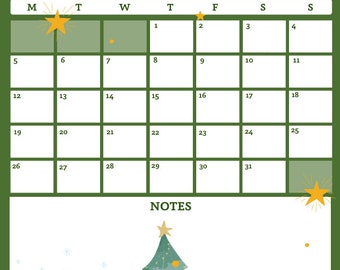 Calendario di Natale di dicembre