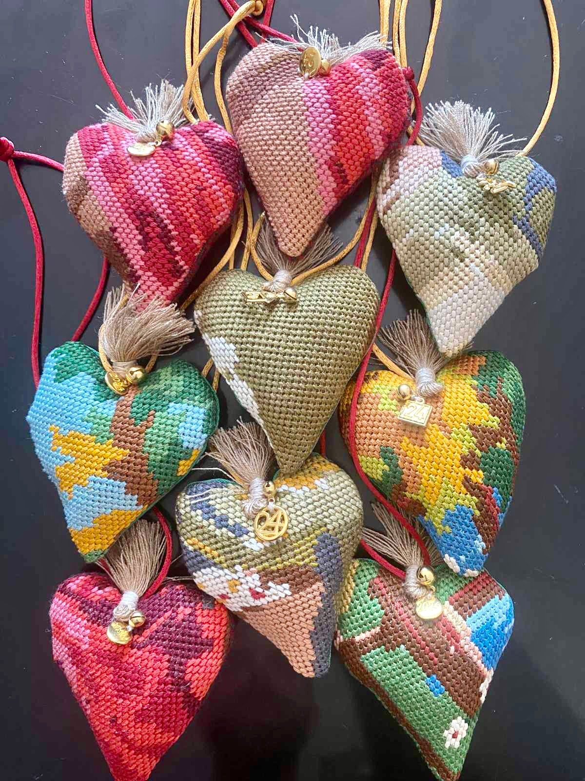 Lucky Charm 2024GOURI 2024.heart Ornament Christmas Lucky Etsy