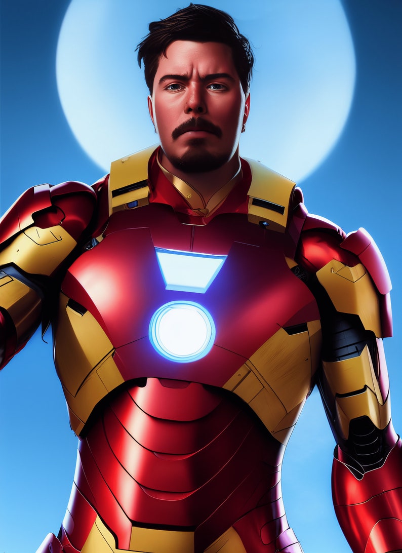 Your Face on Any Hero - Etsy