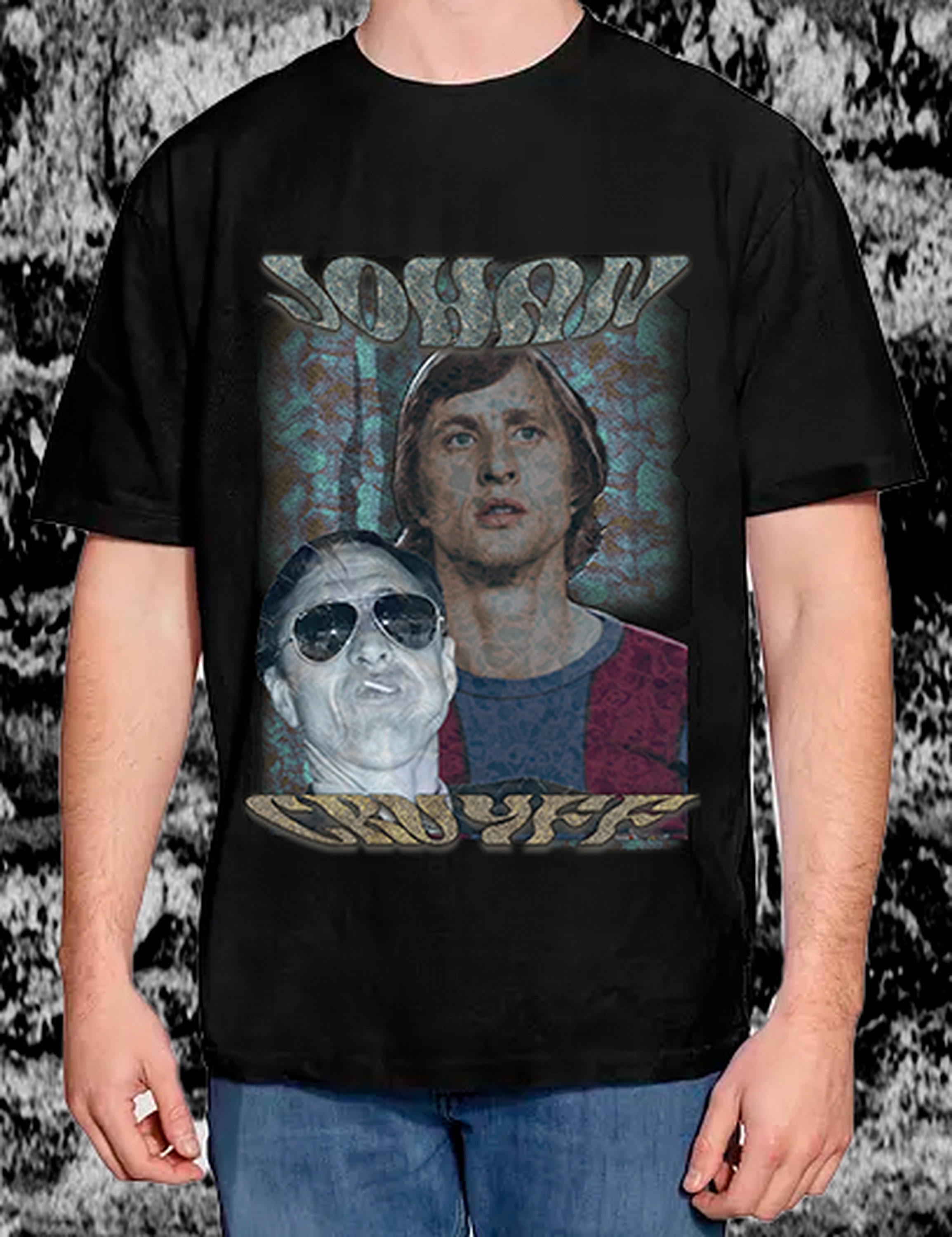 Johan Cruyff Vintage Bootleg Shirt Football Stylish Shirt - Etsy