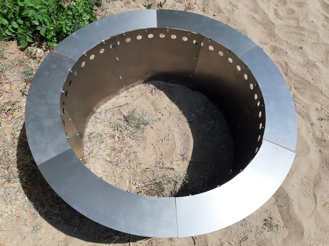 Smokeless Fire Pit Ring With Lip Etsy