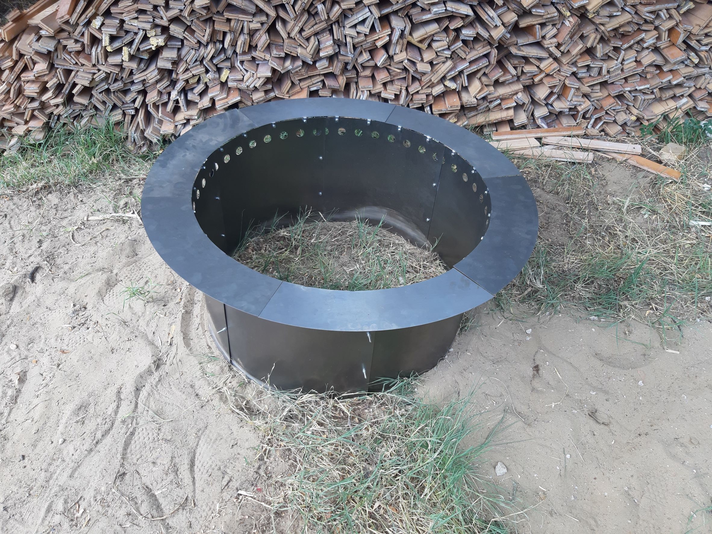 Smokeless Fire Pit Ring With Lip Etsy