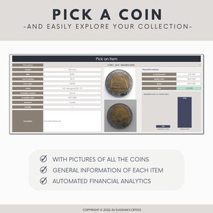 COIN COLLECTION TRACKER
COIN COLLECTION SPREADSHEET
NUMISMATICS
NUMISMATIC COLLECTION
COIN SOFTWARE
COIN COLLECTION SOFTWARE
COIN INVENTORY
COIN LOG
COIN SPREADSHEET