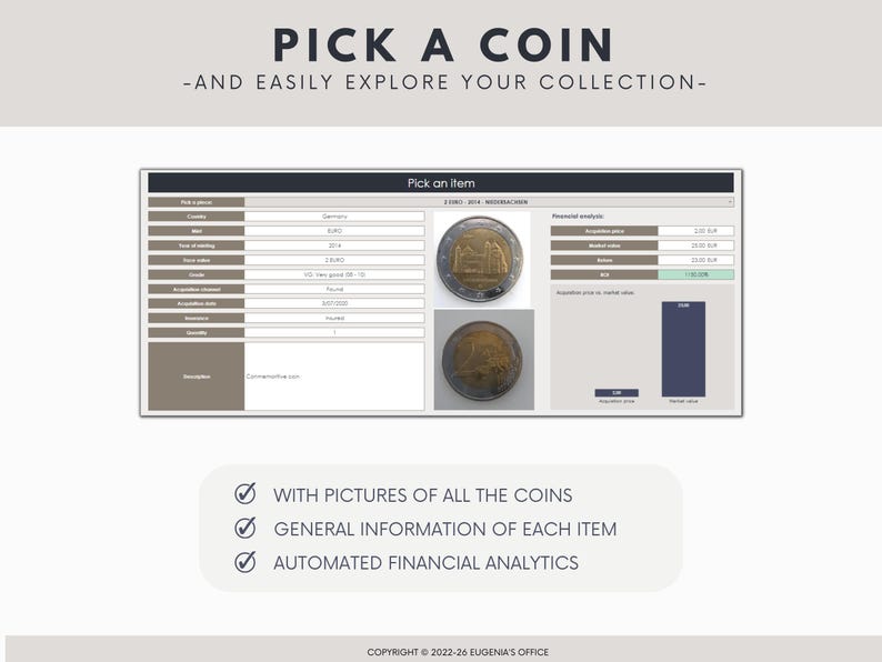 COIN COLLECTION TRACKER
COIN COLLECTION SPREADSHEET
NUMISMATICS
NUMISMATIC COLLECTION
COIN SOFTWARE
COIN COLLECTION SOFTWARE
COIN INVENTORY
COIN LOG
COIN SPREADSHEET