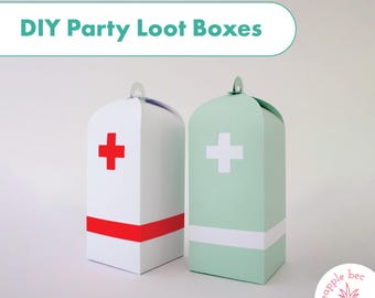 Doctor or Vet Gift Box File | Instant Digital Download | Party Favour | svg | ai | png | jpg | Ideal for Cricut  | Party Printable