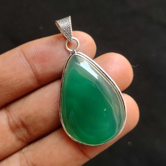 Collier Pendentif du Pakistan | Bijou aux pierres fines de Cornaline