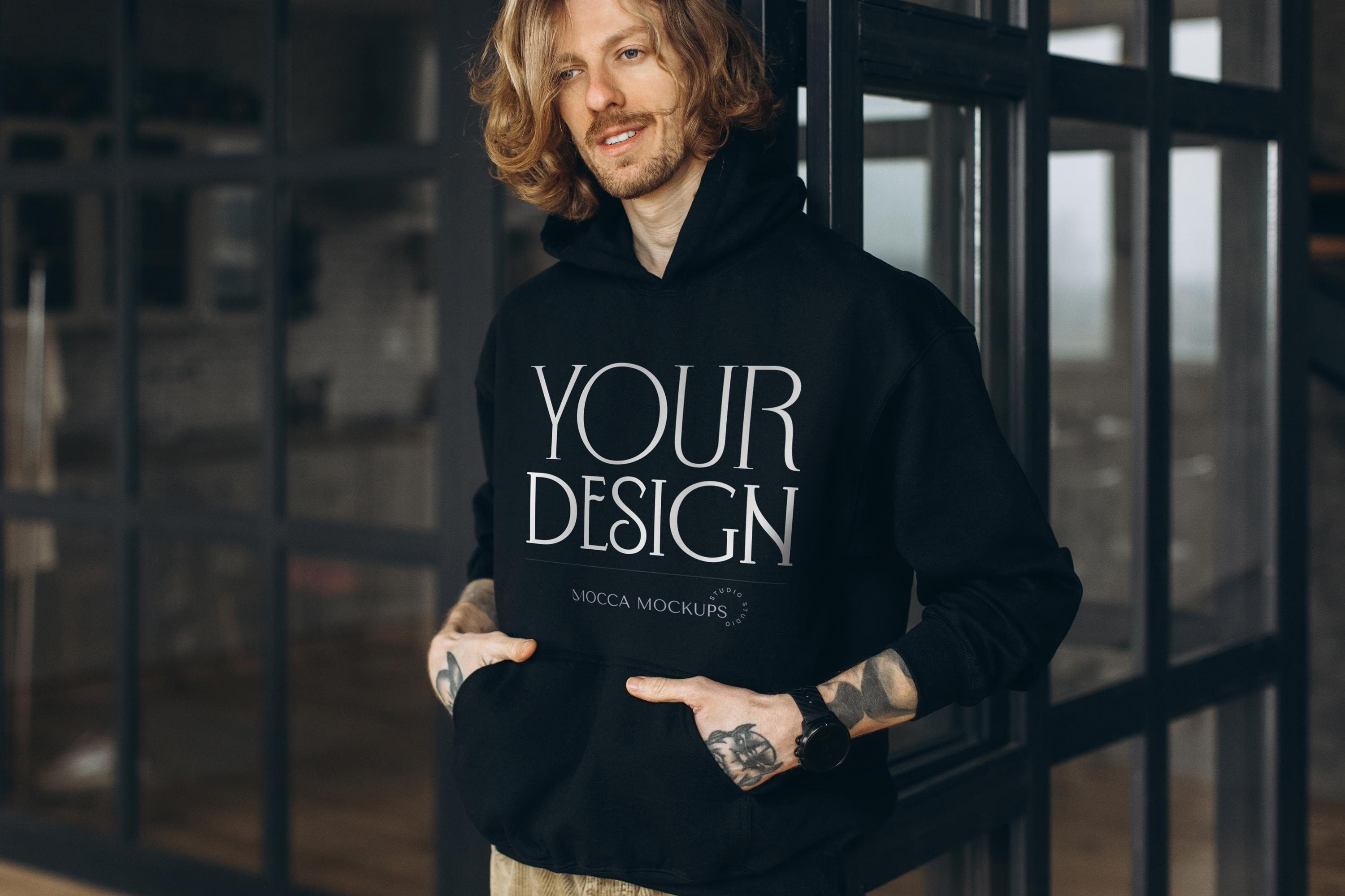 Mens Black Hoodie - Etsy Singapore