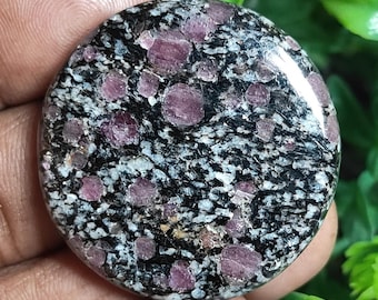 Natural Ruby Cabochon Stone: 83 Carat Fall Gemstone GS-1032