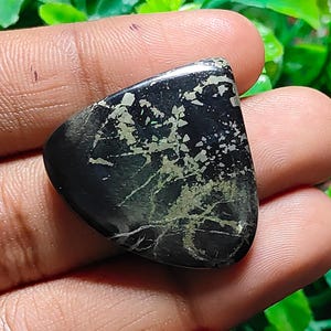 Covellite Stone Natural Black Covellite Cabochon Stone Covellite Gemstone Covellite Loose Gemstone Covellite Jewelry Stone 46 Cts. GS-797