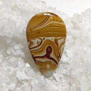 Natural Picture Jasper Cabochon: Loose Gemstone for Jewelry Making (48 Cts, 46x27x5mm)
