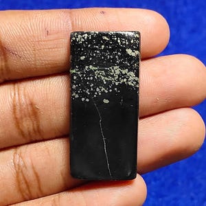 Covellite Stone Natural Black Covellite Cabochon Stone Covellite Gemstone Covellite Loose Gemstone Covellite Jewelry Stone 46 Cts. GS-792