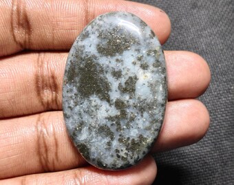 Natural Marcasite Cabochon Gemstone, 100 Carat Loose Stone GS-2028