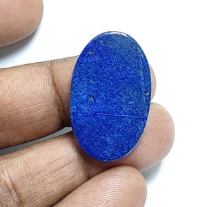 Lapis Lazuli Cabochon: Natural Blue Gemstone, 21 Cts