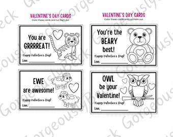 Children’s Valentine’s Day cards