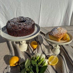 Ivory cake stand on sale