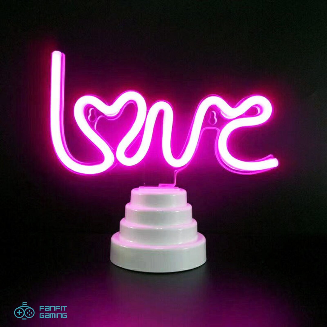 Personalized Neon Desk Lamp Great Decor for Office Custom Gaming Neon