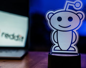 Reddit LED Desk Lamp - Gamer Gift, USB Powered