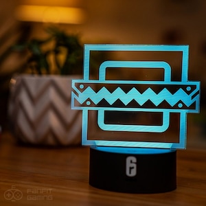 Six Siege Frost LED Operator Light USB Powered - Officially Licensed by Ubisoft - Rainbow Six Siege Frost Light - Frost Operator Gift