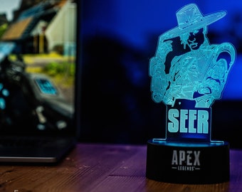 Apex Legends Seer LED Light - USB Powered Gaming Desk Lamp