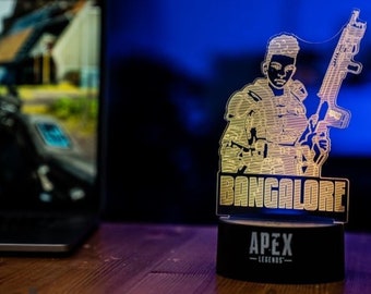 Apex Bangalore Light USB Powered - Great Gift for Gamers and Streamers - Bangalore Light - Bangalore Agent