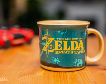 Zelda Coffee Mug- 16oz Ceramic Mug - Microwave and Dishwasher Safe Mug for Gamers -Zelda Coffee Mug