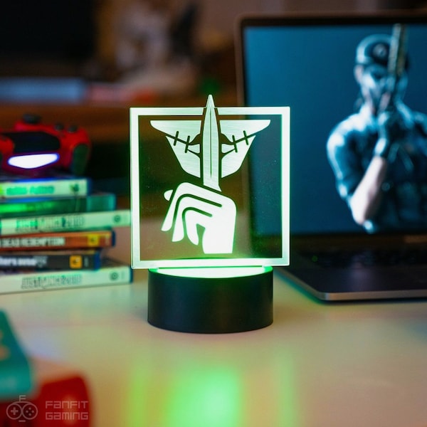 Six Siege Caveira LED Operator Light USB Powered - Officially Licensed by Ubisoft - Rainbow Six Siege Caveira Light - Caveira