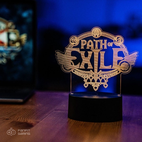 Path of Exile - Acrylic led Light - Great Gift for Gamers - Collector Favorites- Path of Exile