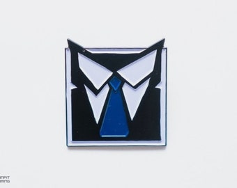 Warden Six Siege Enamel Pin – Rainbow Six Operator, Officially Licensed
