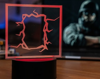 Linterna LED Thermite Operator – Rainbow Six Siege, alimentada por USB