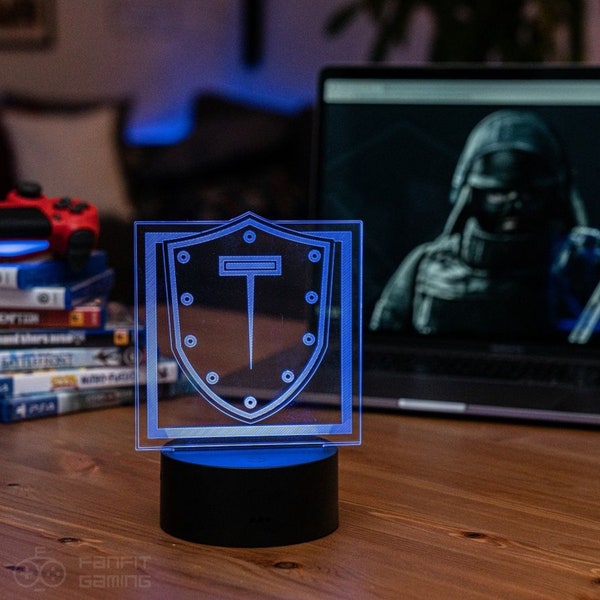 Six Siege Montagne LED Operator Light USB Powered - Officially Licensed by Ubisoft - Rainbow Six Siege Montagen Light - Montagne Operator