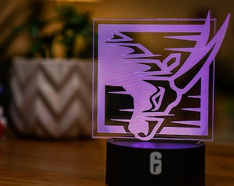 Six Siege Oryx LED Light – USB Powered, Gaming Desk Lamp