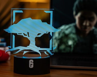 Six Siege Melusi LED Light – USB Powered, Gaming Desk Lamp